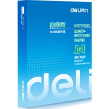 得力（deli）7414 莱茵河复印纸 80g/A4 8包/箱